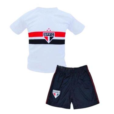 Imagem de Uniforme Infantil São Paulo Oficial - Revedor, Tam 14