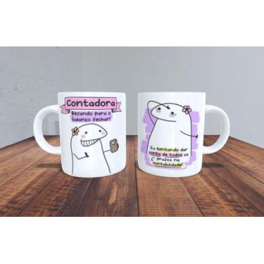 Imagem de Caneca de Porcelana - Meme flork profissão Contadora - Live