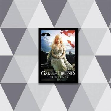 Imagem de Quadro Game of Thrones Daenerys Targaryen 24x18cm - Quadros On-line, M