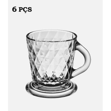 Imagem de Xicara Café Transparente Óbidos 80 ML Caixa Com 06 Unidades - Akiplast