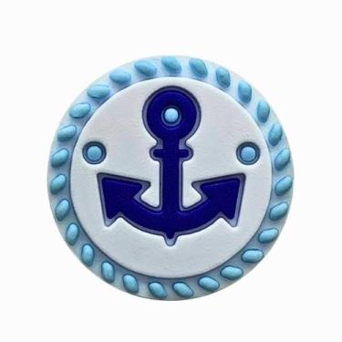 Imagem de Kit 50 Peças aplique Emborrachado Ancora Navio - RAE