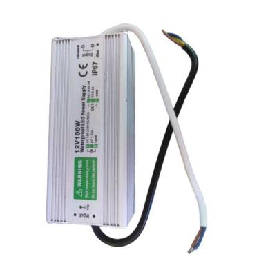 Imagem de fonte blindada 12v 100w  prova d'água - telintec