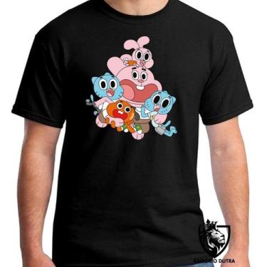 Imagem de Camiseta Incrivel Mundo de Gumball Blusa criança infantil juvenil adul