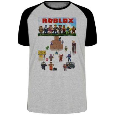 Imagem de Camiseta Roblox Personagens Blusa Plus Size extra grande adulto ou inf