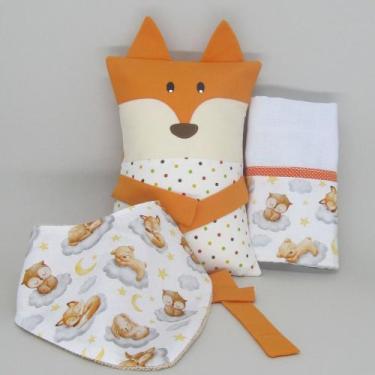 Imagem de Kit Bebê Raposa Naninha - Feitas de Pano