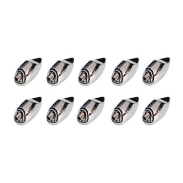 Imagem de Kit 10 Canoas Para Tom Surdo Caixa Bateria 19.09 Cromada - Spanking