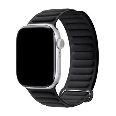Imagem de Pulseira Tecido Loop Magnético compatível com Apple Watch - Baú do Vik