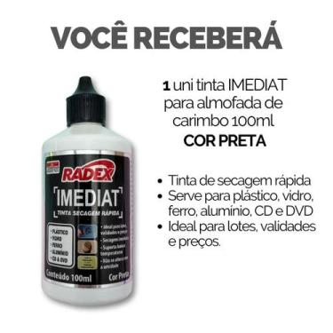Imagem de Kit Tinta Refil + Almofada Carimbo Alto Rendimento - Escolha Seu Kit -