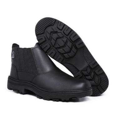 Imagem de Botina Masculina Couro Conforto e Segurança com CA - SCH Naturisty, Pr