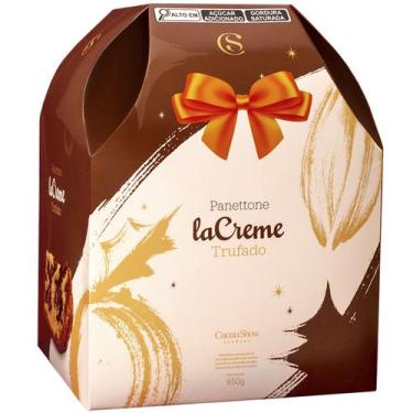 Imagem de Panetone Lacreme Chocolate Ao Leite Cremoso Trufado 650g Recheado Choc