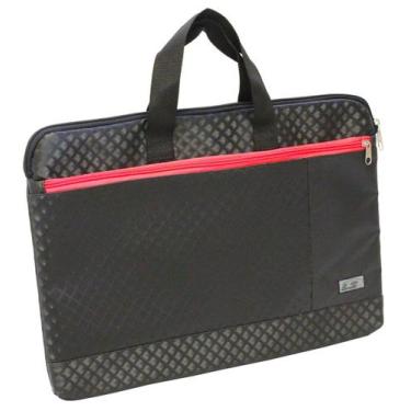 Imagem de Case LS Bolsas para Notebook 15.6" Preto e Rosa 2 divisões - CN5547