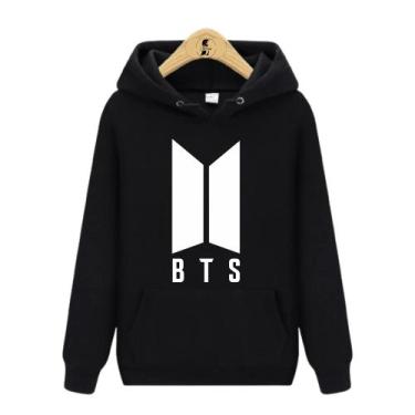 Imagem de Blusa de Moletom Canguru BTS I - Wess Store, Branco, P