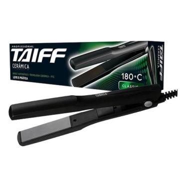 Imagem de Taiff Prancha Cerâmica Profissional Classic 180 Bivolt, Preto, Bivolt
