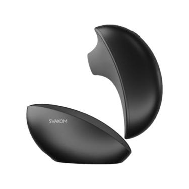 Imagem de Pulse Galaxie SVAKOM Sugador de Clitóris Controle por Aplicativo 5 IntensidadesRecarregável Silicone Base Projeção de Luz Midnight Black