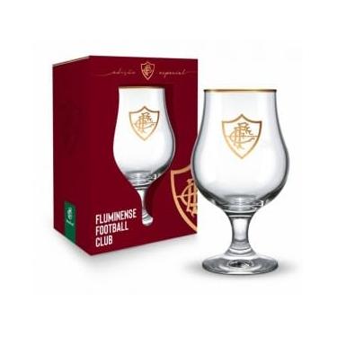 Imagem de Taça de Vidro Dublin Fluminense Série Ouro Oficial - 400ml