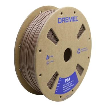 Imagem de Dremel Filamento flexível para impressora 3D DigiLab PLA-BRO-01, diâmetro de 1,75 mm, peso do carretel de 0,75 kg, cor marrom, habilitado para RFID, novo carretel de papelão