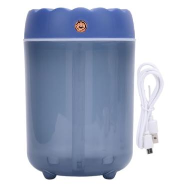 Imagem de Umidificador Pequeno Portátil TOPINCN, Mini Umidificadores de 1,8L Alimentado por USB Com Luz Noturna de 7 Cores, Umidificador de Spray Duplo Com Desligamento Automático 10H para