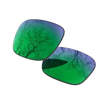 Imagem de ToughAsNails Lentes de substituição para óculos de sol Oakley Fuel Cell OO9096 – HyperVision Plus Green Chrome – Polarizadas