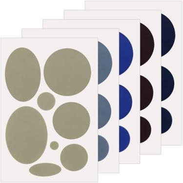 Imagem de Pndeyo 40 peças de remendos de jaqueta acolchoada, adesivo de reparo de nylon autoadesivo, fita adesiva à prova d'água para casacos, roupas, tendas, sacos de dormir, calças de esqui, reparo de buracos