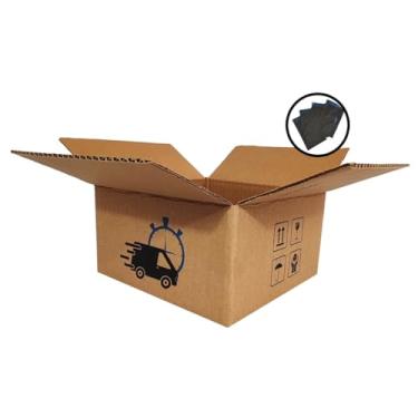 Imagem de 75 Caixas de Papelão 20x20x10 Personalizadas Para Envios (Com Impressão)
