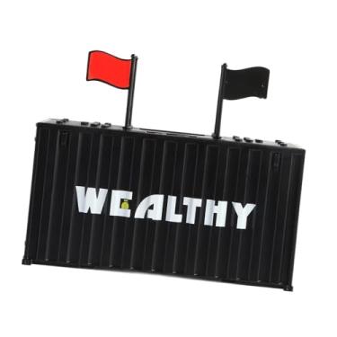 Imagem de YIJU Máquina de contagem de cofrinho, leve, educacional, resistente, banco de moedas, jarra de dinheiro de contagem digital para meninos, meninas, Dólar Preto