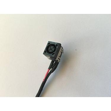 Imagem de Conector de entrada CC para Dell Latitude 7480 8GJM9 08GJM9, conector de porta de chicote elétrico com cabo de fio