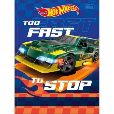 Imagem de Caderno Univ. 80 Folhas 1 Matéria HotWheels Capa 1 - Tilibra
