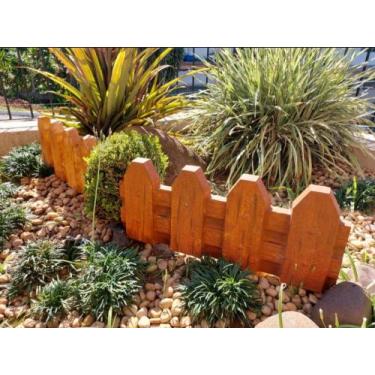 Imagem de Forma Em Abs Virgem 1,5mm Meio Fio De Jardim Ripas - garden