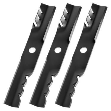Imagem de Lâminas de Mulching 103-6396 Compatível com Turf Tracer Deck de 122 cm | Lâminas de cortador de grama 103-6391 compatíveis com Ex Mark Lazer Z, Vantage 122 cm | Substitua 103-6401, 103-6381,
