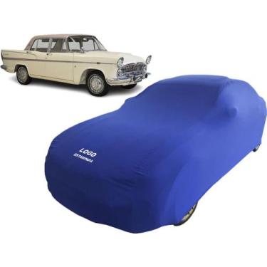 Imagem de Capa Carro Antigo Simca Chambord Tufão Máxima Proteção - Mz, Azul