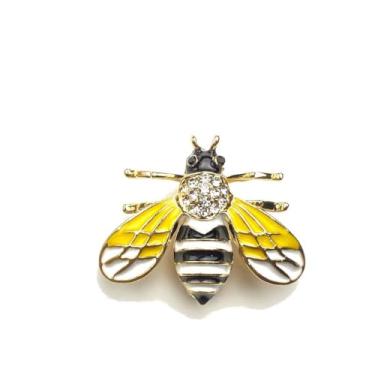 Imagem de Hofar Conjunto de alfinetes de abelha fofos acessórios para mochilas emblemas chapéus bolsas moda desenho animado vida diária decoração para adolescentes unissex roupas femininas decoração, Gema,