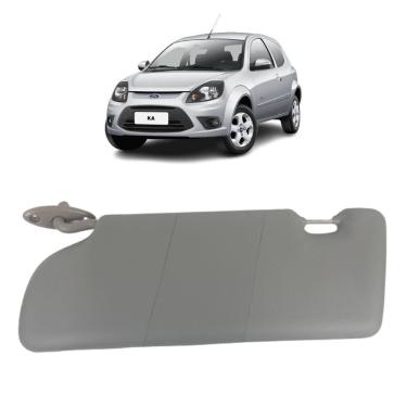 Imagem de Quebra Sol Cinza Com Bolsa Ford Ka 2008 A 2013 Lado Esquerdo