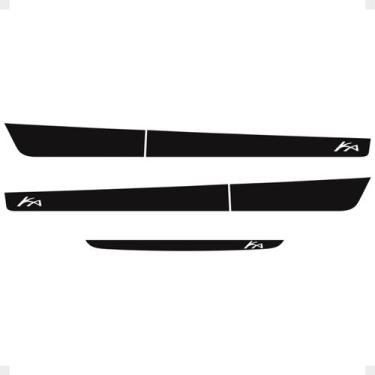 Imagem de Faixa Compatível Com Ka Sedan 2014/2023 Lateral Traseiro - SPORTINOX, 