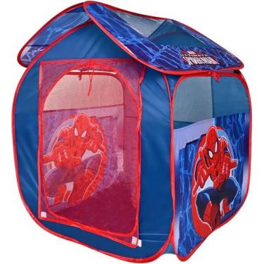 Imagem de Barraca Infantil Cabana Tenda Para Crianças Menino Homem Aranha Marvel