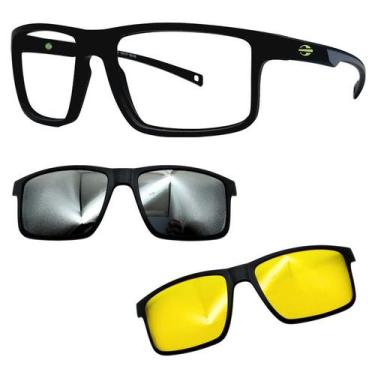 Imagem de Oculos Mormaii 6127 Swap 5 AAS Com 2 Clipons Prata e Noturno, Prata, N