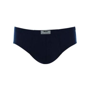 Imagem de Cueca Slip Mash 074.58 Masculina Basic Algodão T. P/GG, G, Az08, Azul 