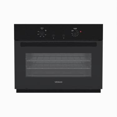 Imagem de Forno de Embutir a Gas 90L Totale Nero GIIi Gas Glp - VENAX, 110V