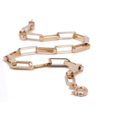 Imagem de Pulseira Masculina Grossa Ouro 18k 750 - DR Joias