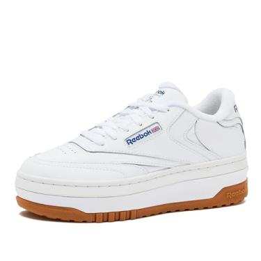 Imagem de Reebok Women's Club C Extra Sneaker, FTWR White/FTWR White/Vector Blue, 8