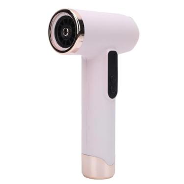 Imagem de Secador de Cabelo Sem Fio, Mini Secador de Cabelo de 100000 RPM, Limpador de Teclado Espanador de Ar Recarregável USB para Limpeza de Eletrônicos, Churrasco (Rosa)