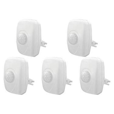 Imagem de Kit C/5 - Sensor Presenca Qualitronix Parede Qa21M