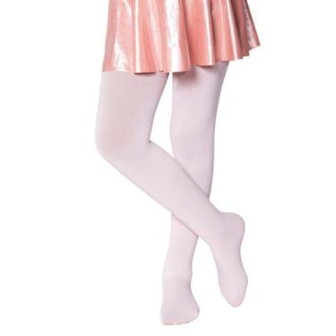 Imagem de Meia Calça Infantil Balé Com Abertura Lupo Lobinha, Rosa, G