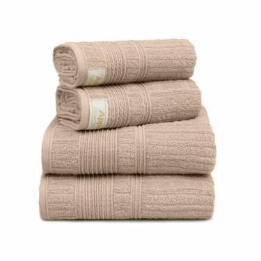 Imagem de Jogo de Toalha de Banho 100% Algodão Sonata 4 Peças Penteado - Appel, 