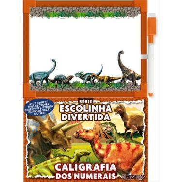 Imagem de Dinossauros Série Escolinha Divertida - Caligrafia Dos Numerais
