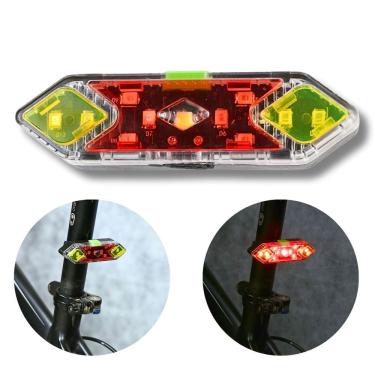 Imagem de Sinalizador Traseiro para Bike LED Recarregável – Pisca de Segurança USB, Lanterna para Ciclismo Noturno