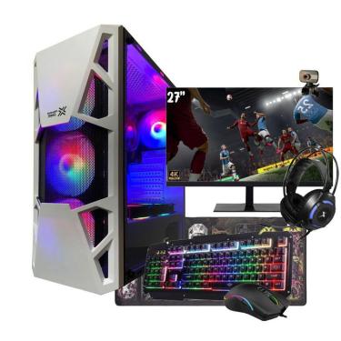 Imagem de Pc Gamer Barato i5 GTX1650 16Gb HD1Tb Fonte 750w Monitor 27