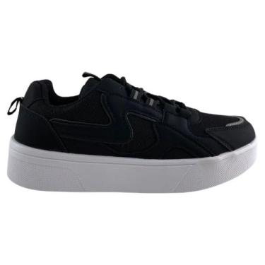 Imagem de Tênis Ramarim 83231 Feminino Original, 37, Preto, Branco, Feminino