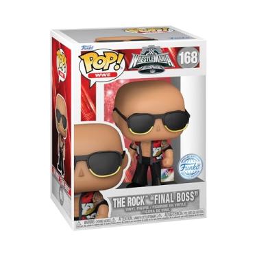 Imagem de Funko Pop! WWE: Wrestlemania XL - The Rock Final Boss (Edição Limitada Exclusiva)