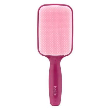 Imagem de Escova De Cabelo Belliz Flex Raquete Cassis