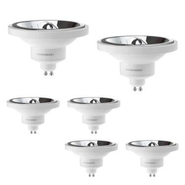 Imagem de 6 Lâmpada Led Save Energy Ar111 24 12w 4000k Branco Neutro